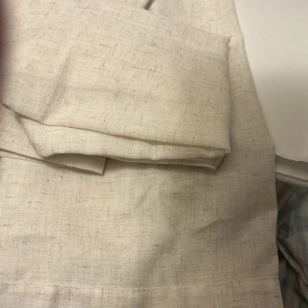 NWOT Pair of IKEA Linen Drapes